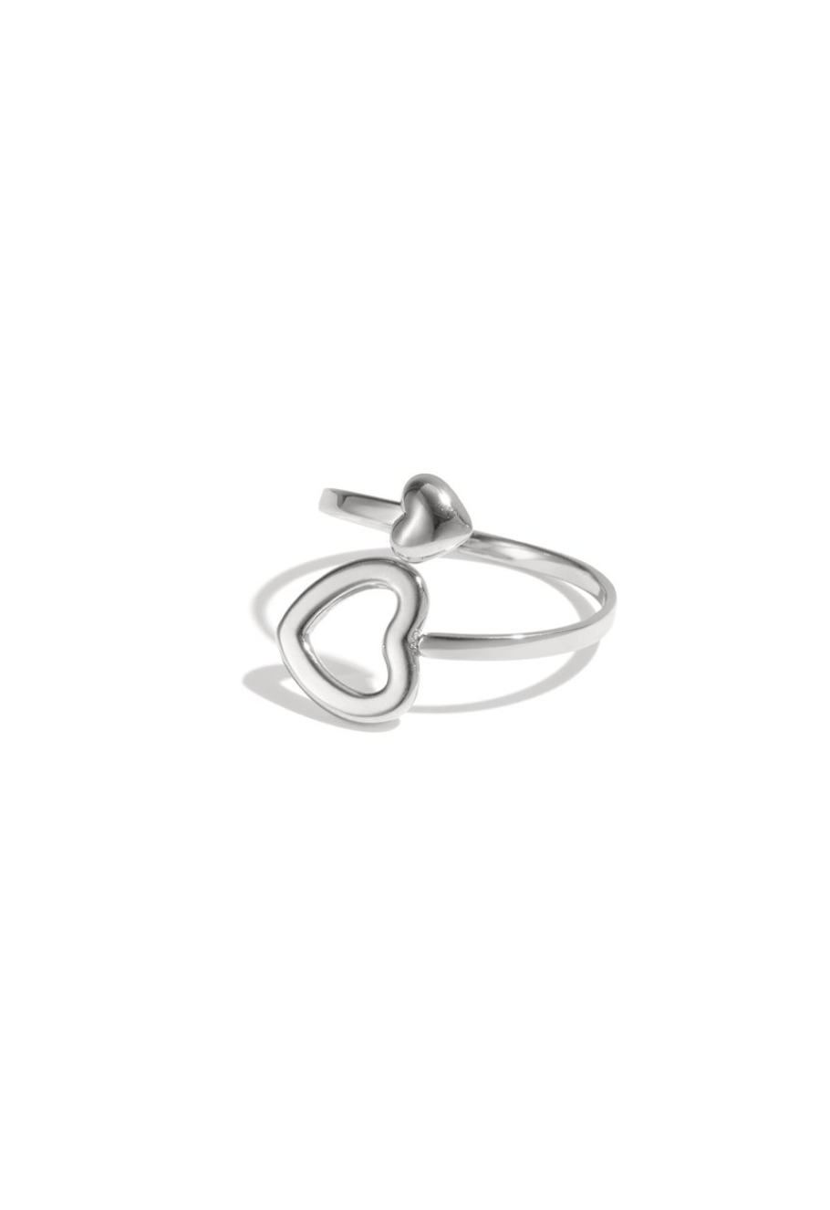 Open Heart Ring – Zilver