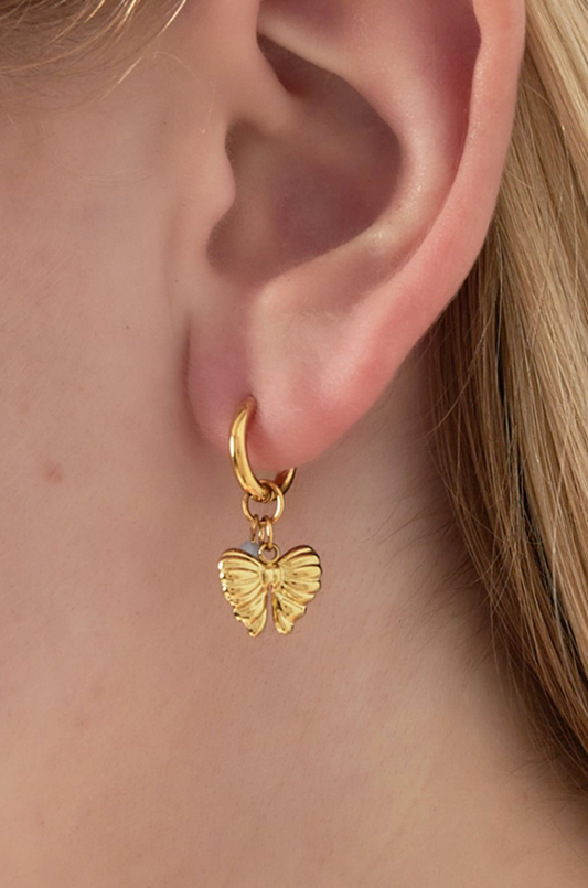 Aurelia Butterfly Oorbellen – Goud