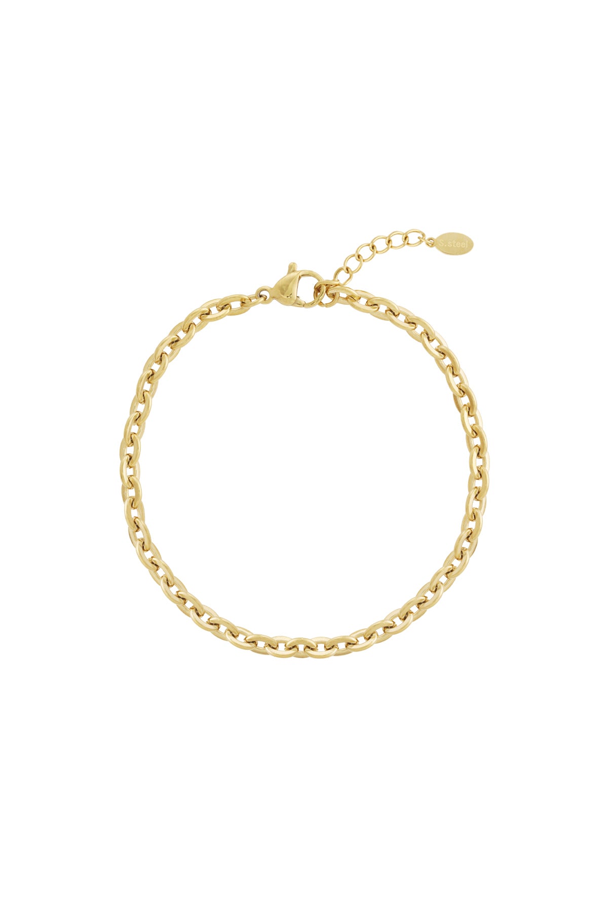 Roestvrijstalen kettingarmbanden, ketting DIY, dagelijkse eenvoudige serie, damessieraden