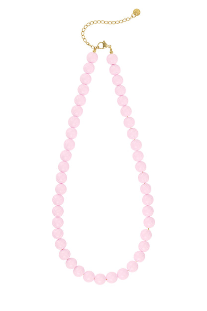 Ketting met medium kralen-10mm