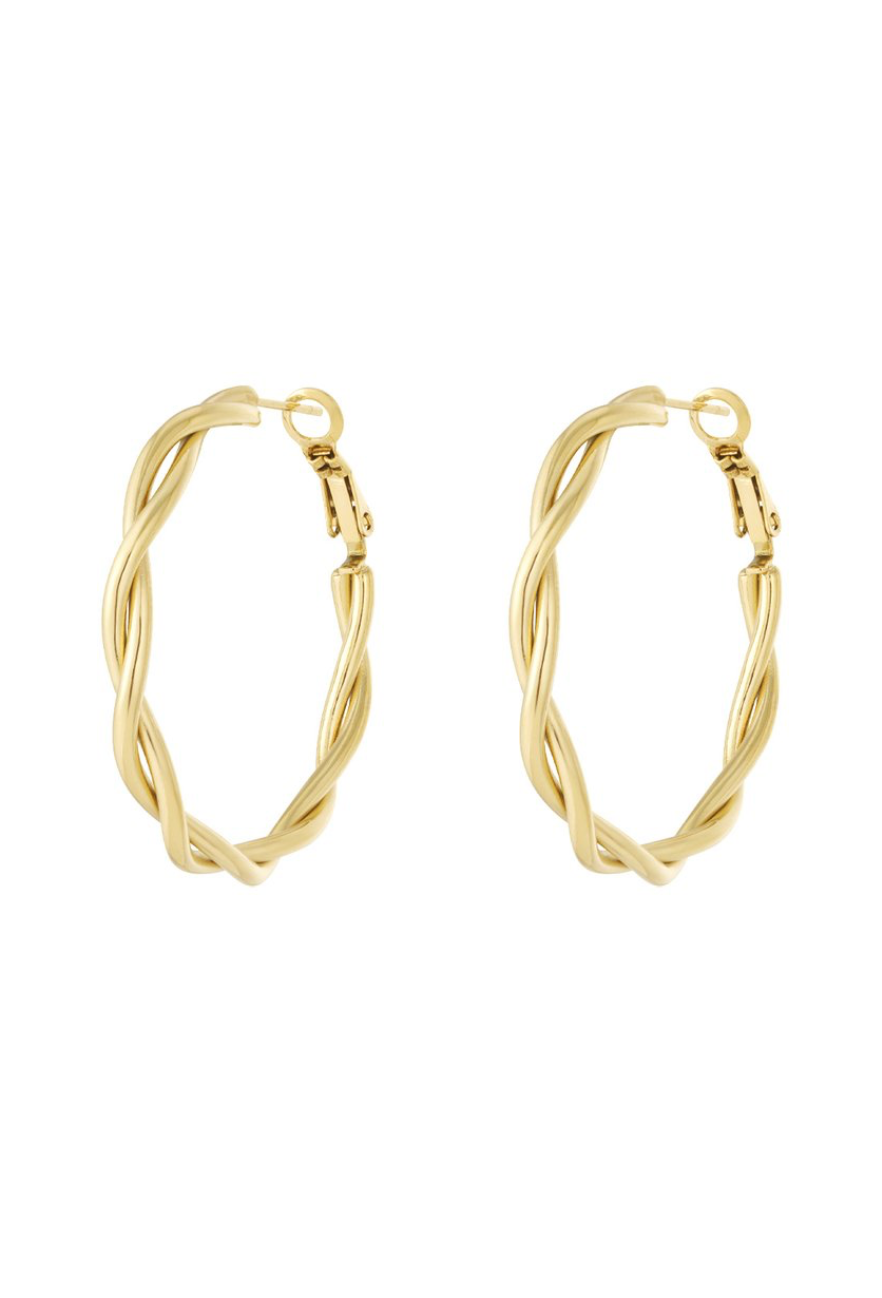 Vivienne Hoops Oorbellen – Goud
