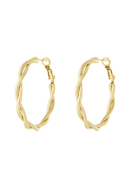 Vivienne Hoops Oorbellen – Goud