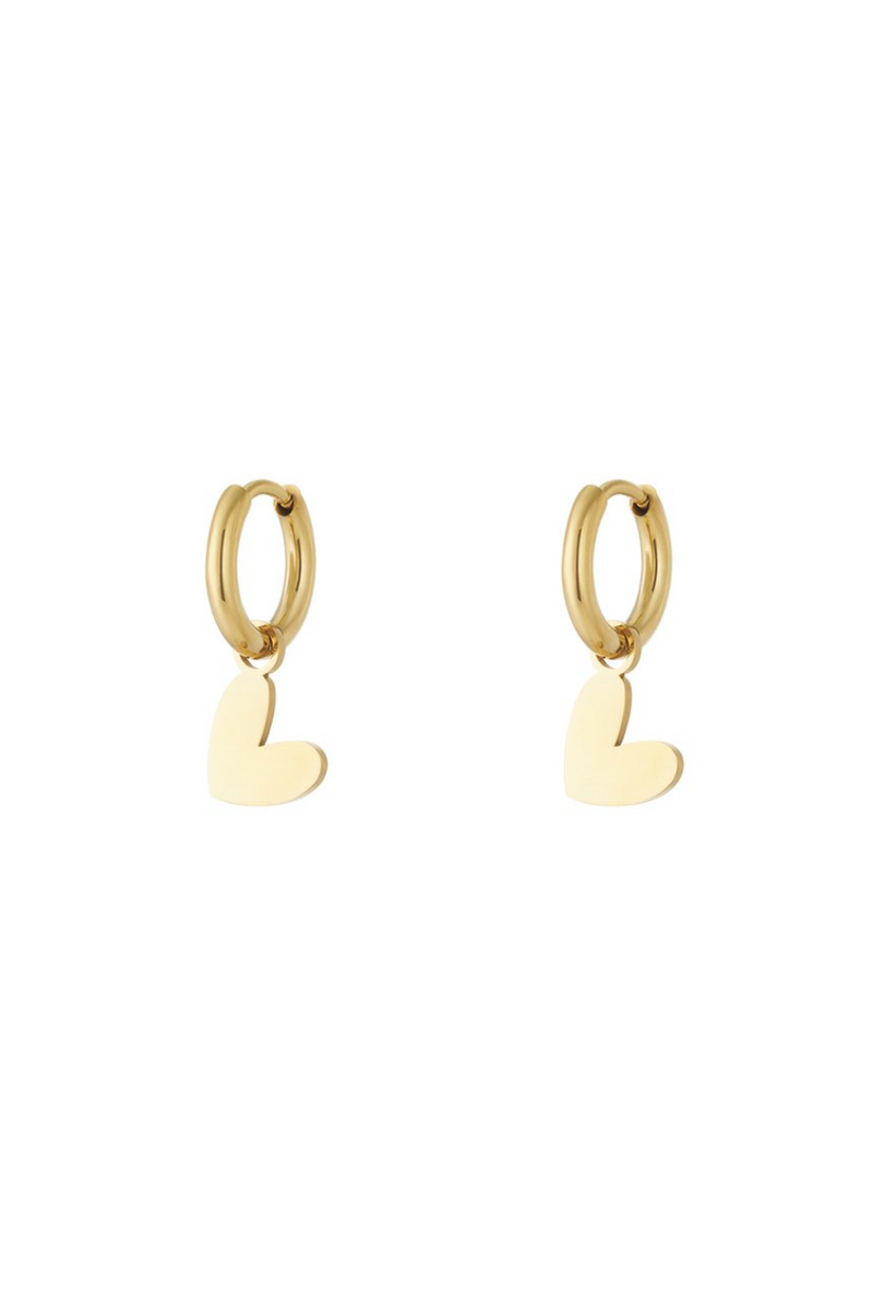 Loving Heart Oorbellen – Goud