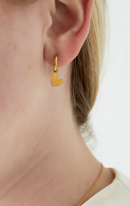Loving Heart Oorbellen – Goud