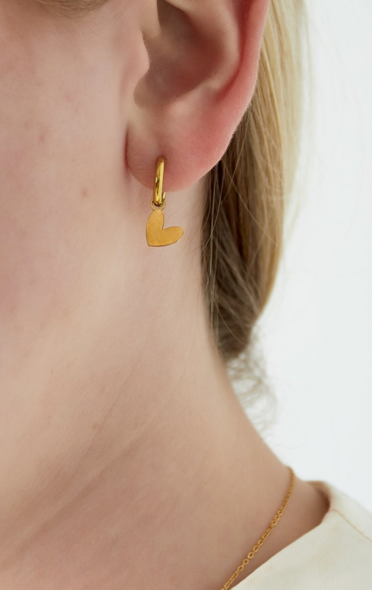 Loving Heart Oorbellen – Goud