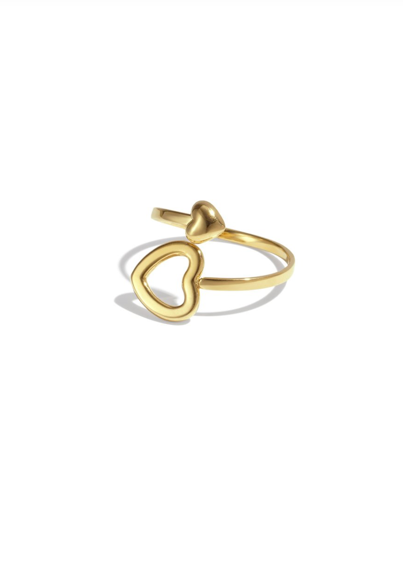 Open Heart Ring – Goud