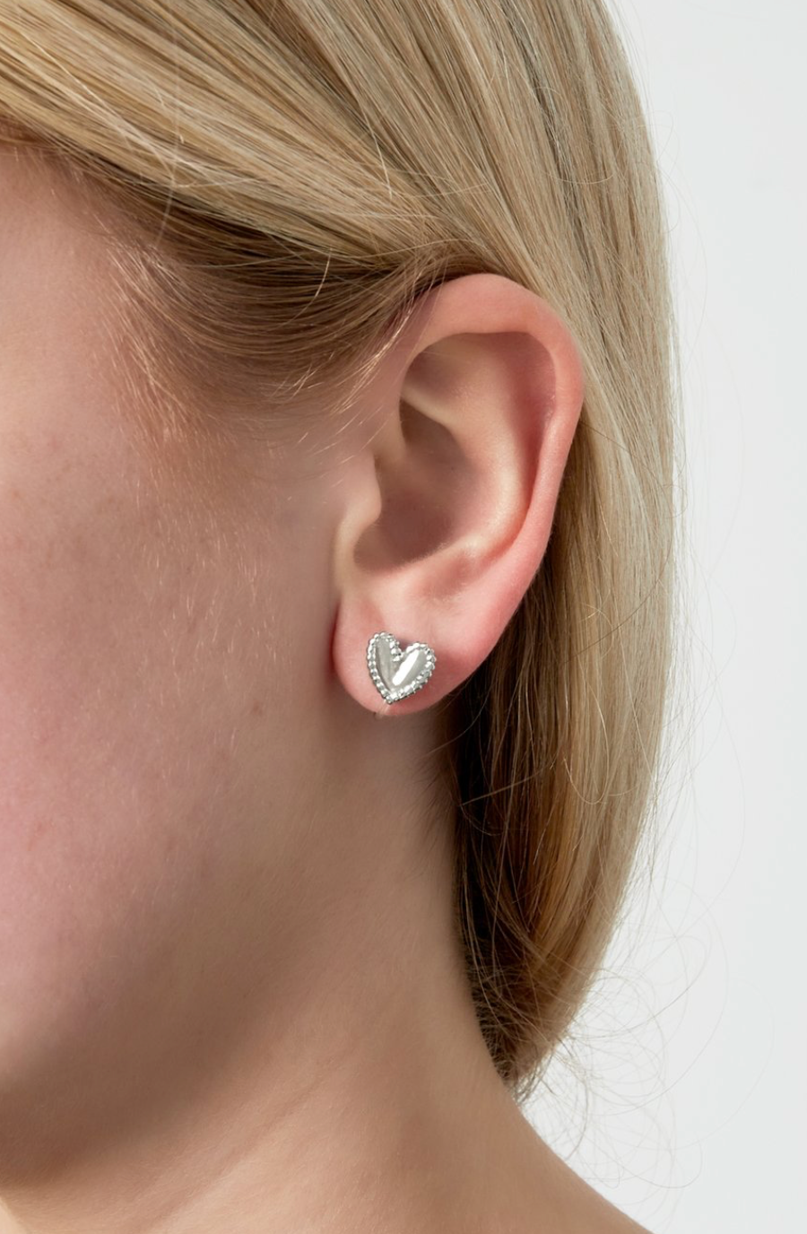 Serene Heart Oorbellen – Zilver